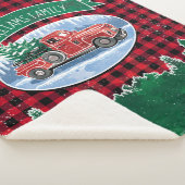 Noël Rouge Vintage Camion Buffalo Plaid Ajouter No (3/4)