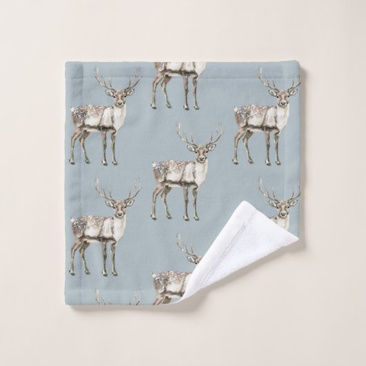 Noël Russe Pine de Cerf Vert (Gant de toilette)