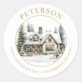 Noël rustique Nouveau Accueil Retours Étiquettes d (Devant)