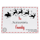 Noël | Sac cadeau de Noël personnalisé (Devant)