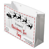 Noël | Sac de réveillon de Noël personnalisé (Devant Angle)