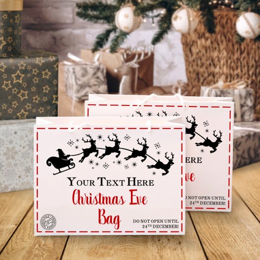 Noël | Sac de réveillon de Noël personnalisé