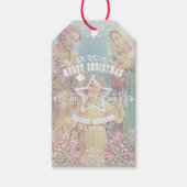 NOËL Sainte Famille - étiquette cadeau (Devant)