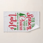 Noël saison de design de choix (Serviette à main)