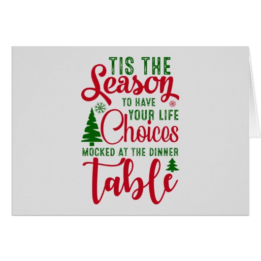 Noël saison de design de choix (Devant horizontal)