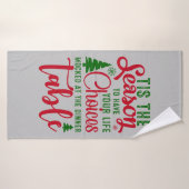Noël saison de design de choix (Serviette de bain)