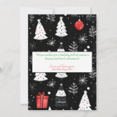 Noël Saison Pine Tree Carte photo cadeau (Dos)