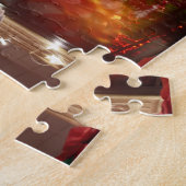 Noël Santa Claus Réchauffer les mains Puzzle Puzzl (Côté)