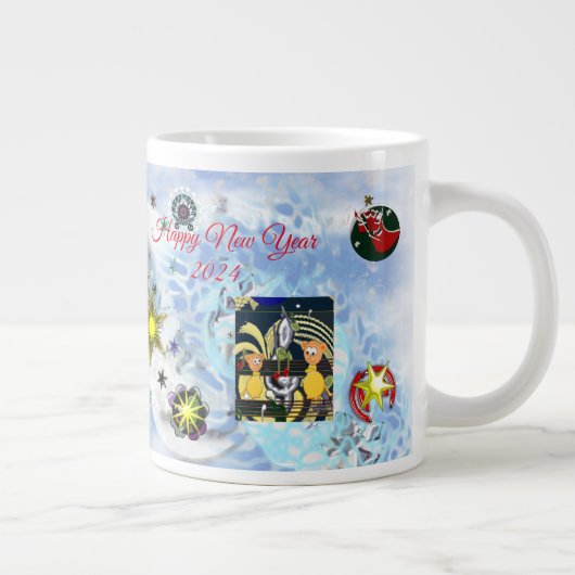 Noël Santa Claus Sock Spécialité Mug (Droite)