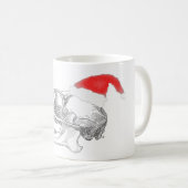 Noël Science Mug Lemur Crâne Noël (Devant droit)