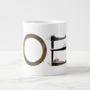 Noel Ships Jumbo mug