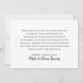 NOËL SIGNIFIE SANS CHRIST Carte de vacances (Dos)