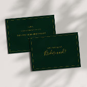 Noël simple | Carte de proposition d'une femme de 