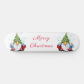Noël Skateboard Gnome avec cadeau (Horz)