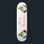 Noël Skateboard Gnome avec cadeau<br><div class="desc">Gnome mignonne avec Casquette et cadeau d'arbre de Noël - Dessin de dessin amusant - Choisissez / Ajoutez votre texte unique / Nom / Couleur - Faites votre cadeau spécial - Redimensionnez et déplacez ou retirez et ajoutez des éléments / texte avec l'outil de personnalisation ! Dessin et design par...</div>