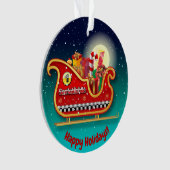 Noël Sleigh de la magie de Père Noël (devant)