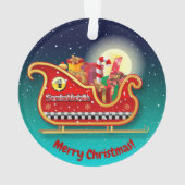 Noël Sleigh de la magie de Père Noël (dos)