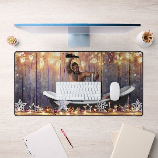 Noël SlipperyJoe en or argent étoiles lumières hum (Bureau 1)