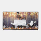 Noël SlipperyJoe en or argent étoiles lumières hum (Clavier et souris)