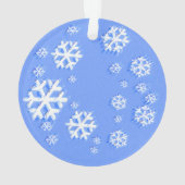 Noël Snowflake Motif - Art original (dos)