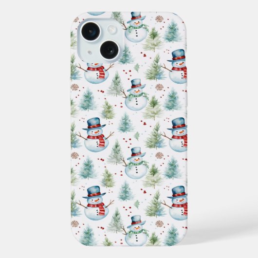 Noël Snowmen sans fil Motif (Verso)