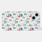 Noël Snowmen sans fil Motif (Verso Horizontal)