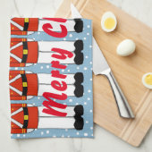 Noël Soldat Noël Serviette de cuisine (Quart Plié)