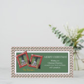 NOËL SOUHAITE UN MODÈLE PHOTOCARD (Debout devant)