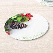 Noël sous-verre en papier (Incliné)