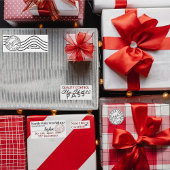 Noël | Stickers Père Noël du pôle Nord personnalis