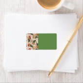 Noël Stocking Kitty Étiquettes de adresse (En situation)