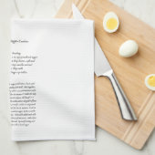 Noël Sucre biscuit Recette Serviette de cuisine (Quart Plié)