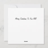 Noël sur la carte de lune (Dos)