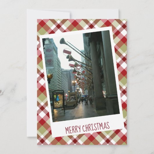 Noël sur State St., carte de vœux de vacances de C (Devant)