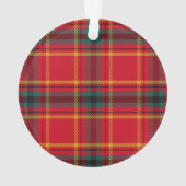 Noël Tartan Plaid Nom de famille Année (dos)
