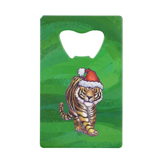 Noël Tigre Sur Vert (Devant)