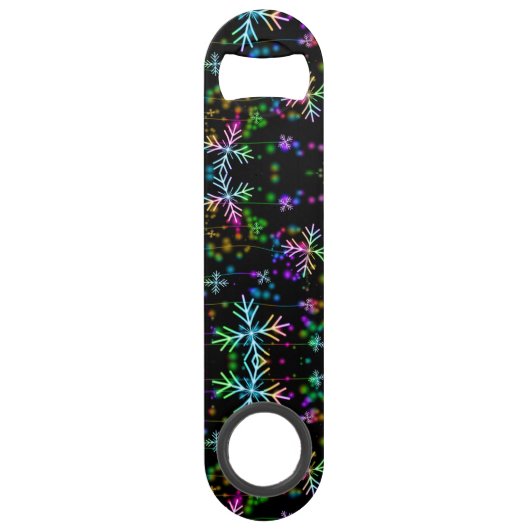 Noël tomber diverses couleurs néon flacons de neig (Devant)