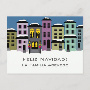 Noël Town ~ Carte Postale Moderne