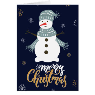 Noël traditionnel "Joyeux Noël" Noël de Snowman