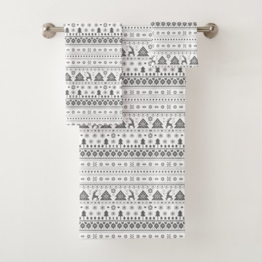 Noël traditionnel scandinave gris (En situation)