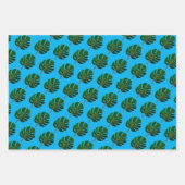 Noël tropical en juillet motif de feuille de Monst (Devant 3)