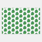 Noël tropical en juillet motif de feuille de Monst (Devant 2)