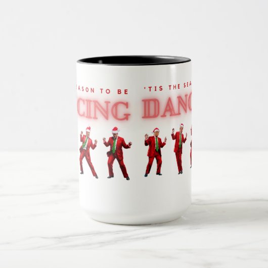 Noël Trump Dancing Mug 15oz (Centre)