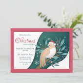 Noël Turtledove Dîner Fête Invitation (Debout devant)