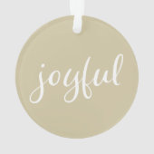 Noël Vacances écriture beige Joyeux (dos)