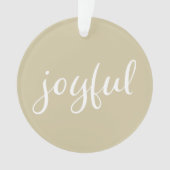 Noël Vacances écriture beige Joyeux (devant)