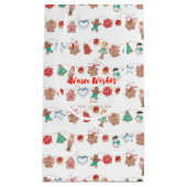 Noël Vacances Mignons Biscuits | Sac Cadeau (Devant)