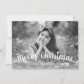 Noël Vacances Moderne Minimaliste Carte photo (Devant)