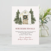 NOËL, VACANCES, NOUVELLE MAISON, Invitation (Debout devant)