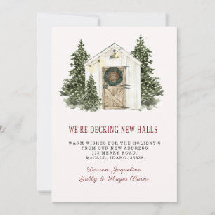 NOËL, VACANCES, NOUVELLE MAISON, Invitation